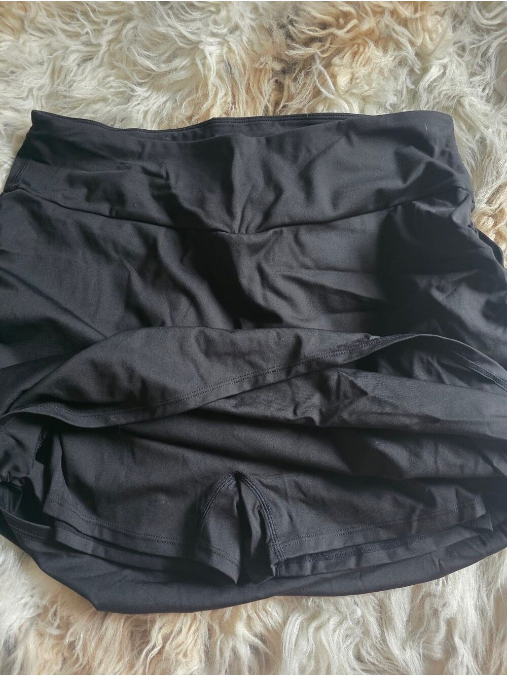 Mini Skirt High Waisted Bodycon Ruched Pocket Casual Nwot - Picture 5 of 8
